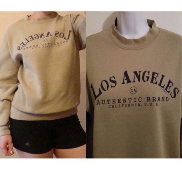 Vintage Lee crewneck sweatshirt CA LA aprox M/S casual comfort. - Picture 2 of 4